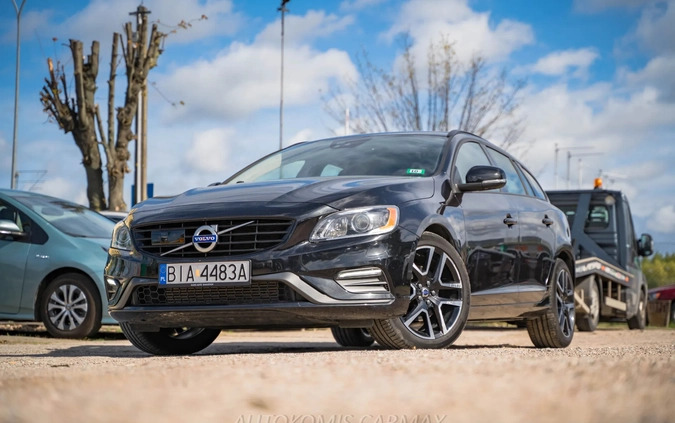 Volvo V60 cena 78000 przebieg: 113000, rok produkcji 2018 z Białystok małe 379